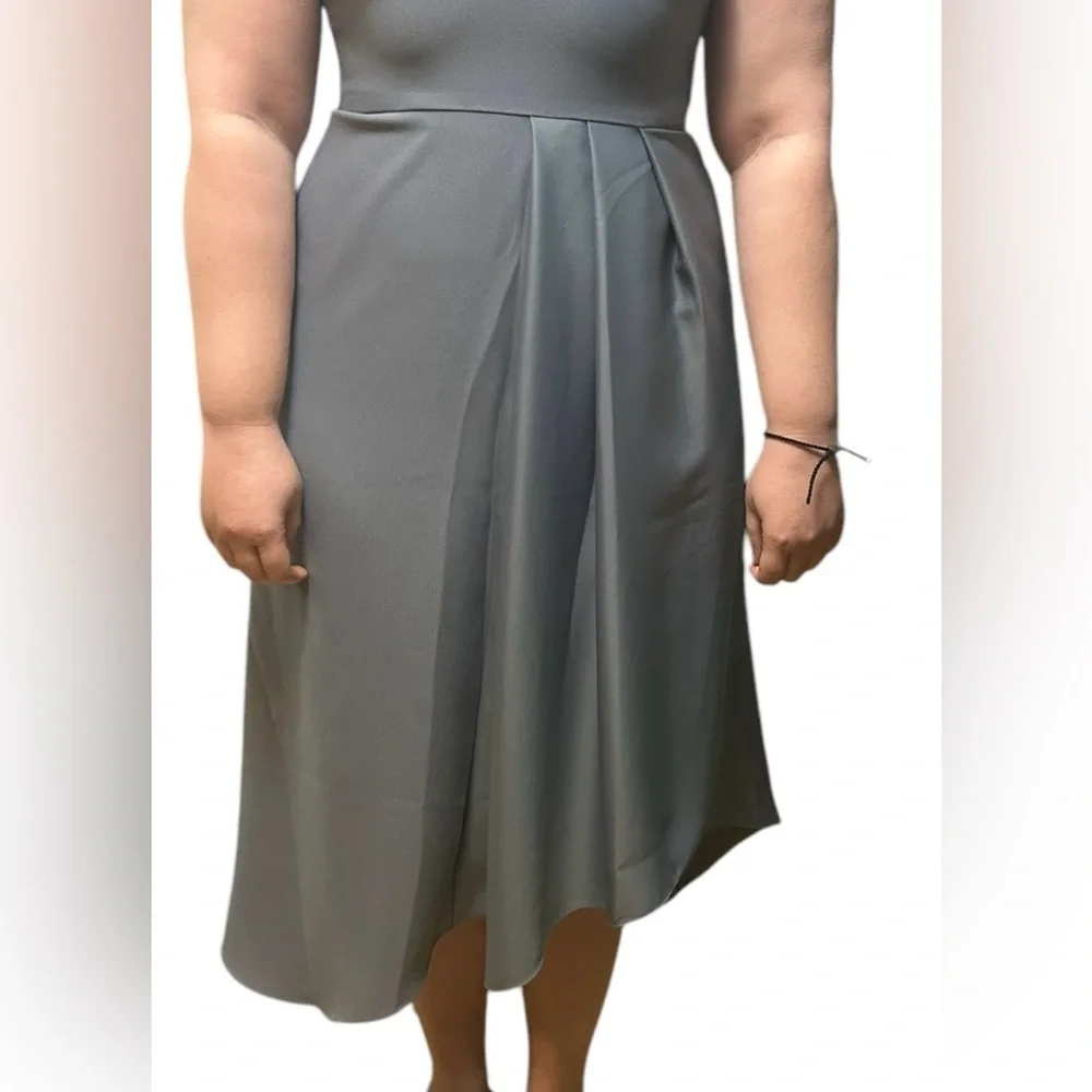 Banana Republic Sleeveless High‎ Low Gray Dress, Size 4
